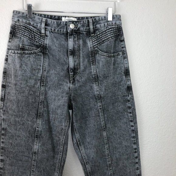 ISABEL MARANT ÉTOILE Henoya acid-wash Jeans T10 - Picture 9 of 13